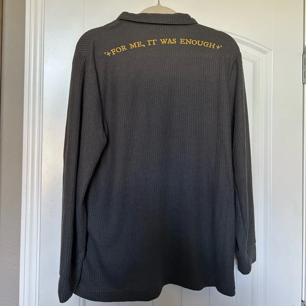 Taylor Swift Folklore Album Gray Pajama Set - Picture 8 of 11